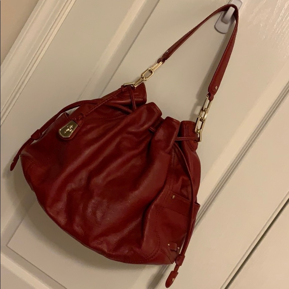 Like new Cole Haan red leather purse/handbag